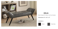 Load image into Gallery viewer, DELIA BENCH - Furniture Depot