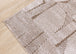 Darcy Cream Brown Distressed Corduroy Plush Rug - Furniture Depot