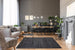 Dawson Black Grey Handtufted Rug - Furniture Depot