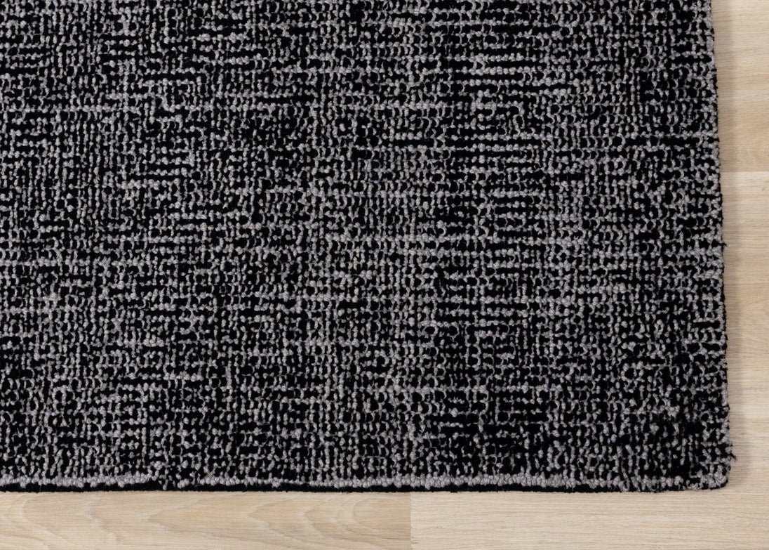 Dawson Black Grey Handtufted Rug - Furniture Depot