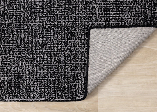 Dawson Black Grey Handtufted Rug - Furniture Depot