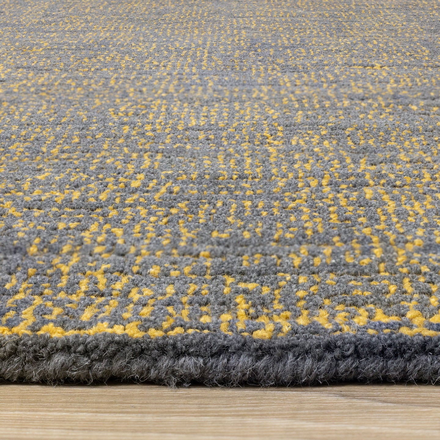 Dawson Yellow Grey Handtufted Rug - Furniture Depot