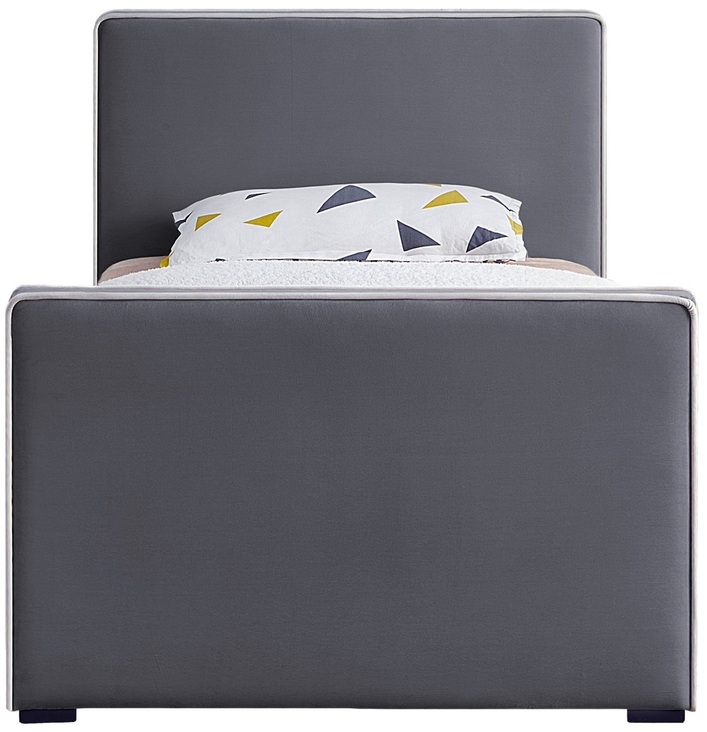 Dillard Velvet Bed - Furniture Depot