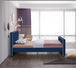 Dillard Velvet Bed - Furniture Depot