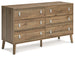 Aprilyn Dresser - Honey - Furniture Depot (7919027781880)