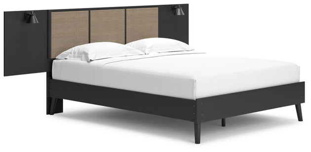 Charlang Queen Panel Platform Bed with 2 Extensions - Furniture Depot (7919442231544)