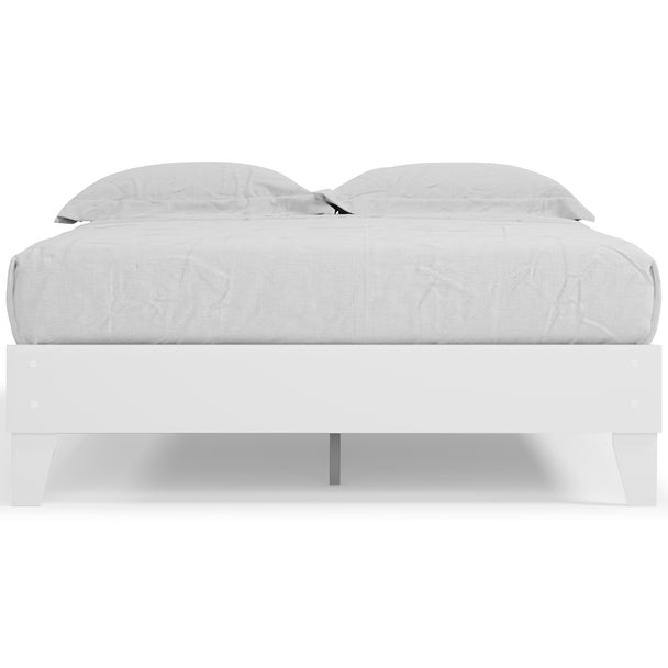 Piperton Queen Platform Bed - White - Furniture Depot (7727410512120)