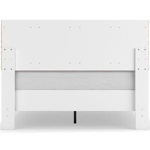 Piperton Full Platform Bed with headboard -White - Furniture Depot (7727824961784)