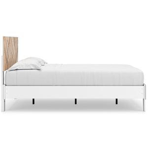 Piperton Full Platform Bed with headboard -White - Furniture Depot (7727824961784)