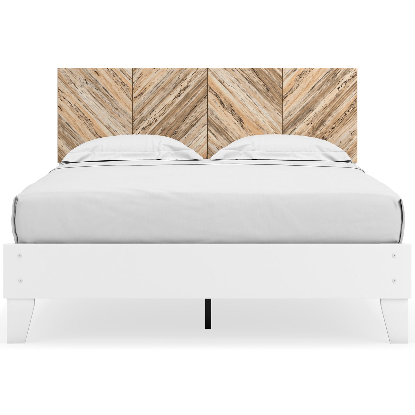 Piperton Queen Platform Bed with headboard - White - Furniture Depot (7727827026168)