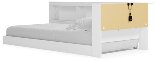 Piperton Twin Bookcase Storage Bed - White - Furniture Depot (7919522513144)