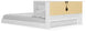 Piperton Full Bookcase Storage Bed - White - Furniture Depot
