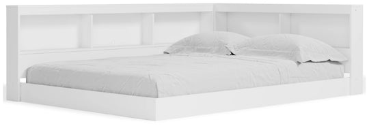 Piperton Full Bookcase Storage Bed - White - Furniture Depot