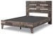 Neilsville Queen Panel Platform Bed - Multi Gray - Furniture Depot