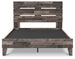 Neilsville Queen Panel Platform Bed - Multi Gray - Furniture Depot