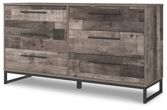 Neilsville Dresser - Multi Gray - Furniture Depot