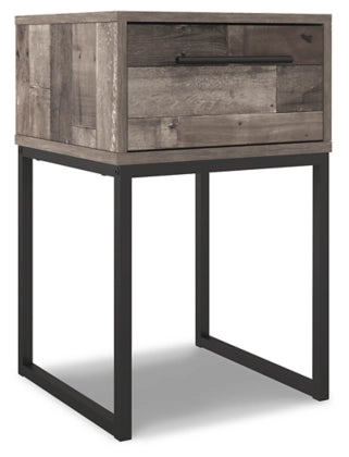 Neilsville Nightstand -Multi Gray - Furniture Depot