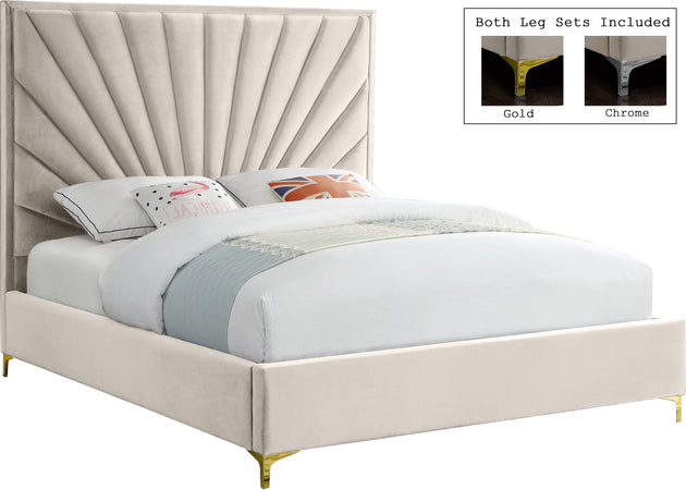 Eclipse Velvet Bed - Furniture Depot