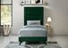 Elly Velvet Bed - Furniture Depot