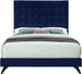 Elly Velvet Bed - Furniture Depot