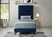 Elly Velvet Bed - Furniture Depot