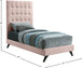 Elly Velvet Bed - Furniture Depot