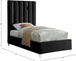 Enzo Velvet Bed - Furniture Depot