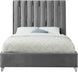 Enzo Velvet Bed - Furniture Depot