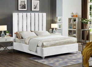 Enzo Velvet Bed - Furniture Depot