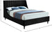 Eva Velvet Bed - Furniture Depot