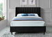 Eva Velvet Bed - Furniture Depot