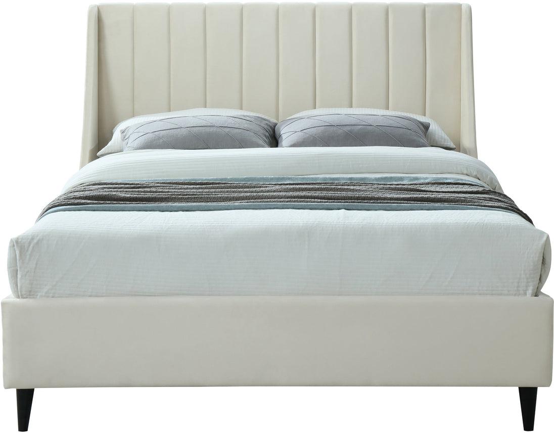 Eva Velvet Bed - Furniture Depot