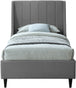 Eva Velvet Bed - Furniture Depot