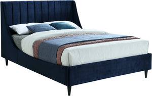 Eva Velvet Bed - Furniture Depot