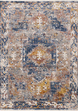 Load image into Gallery viewer, Evora Grey Blue Detailed Traditional Rug - Furniture Depot