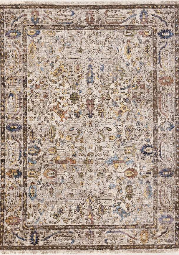 Evora Beige Brown Elegant Rug - Furniture Depot