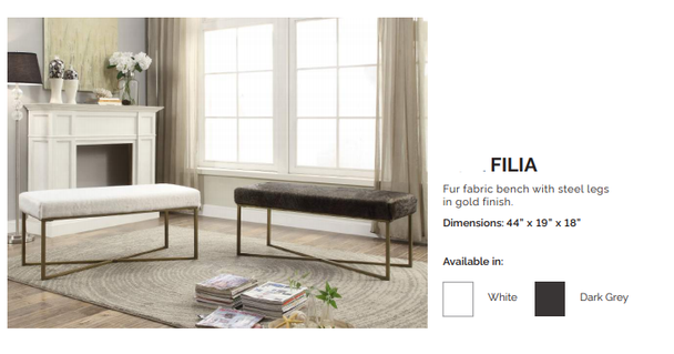 FILIA BENCH - Furniture Depot