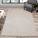 Fergus White Shag Rug - Furniture Depot