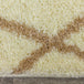 Fergus Cream Beige Lines Crossing Shag Rug - Furniture Depot