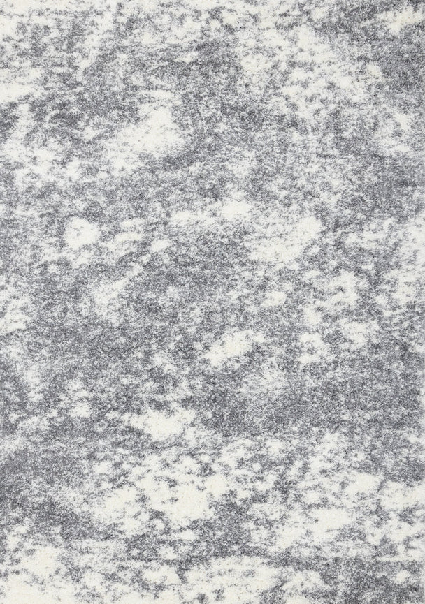 Fergus White Grey Wispy Clouds Rug - Furniture Depot