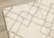 Fergus White Beige Patterned Rug - Furniture Depot