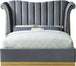 Flora Velvet Bed (3 Boxes) - Furniture Depot