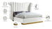 Flora Velvet Bed (3 Boxes) - Furniture Depot