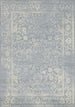 Focus Blue Cream Faded Elegant Rug - Furniture Depot