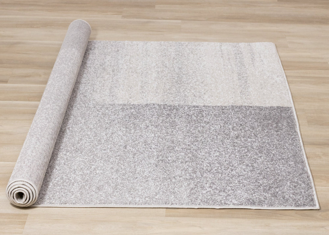 Focus Grey Soft Transition Rectangle Rug - Furniture Depot