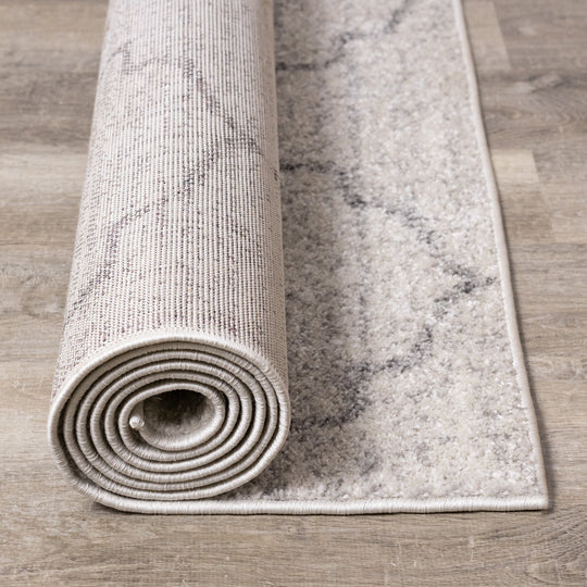 Focus Grey Ogee Rug - Furniture Depot