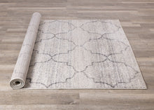 Load image into Gallery viewer, Focus Grey Ogee Rug - Furniture Depot