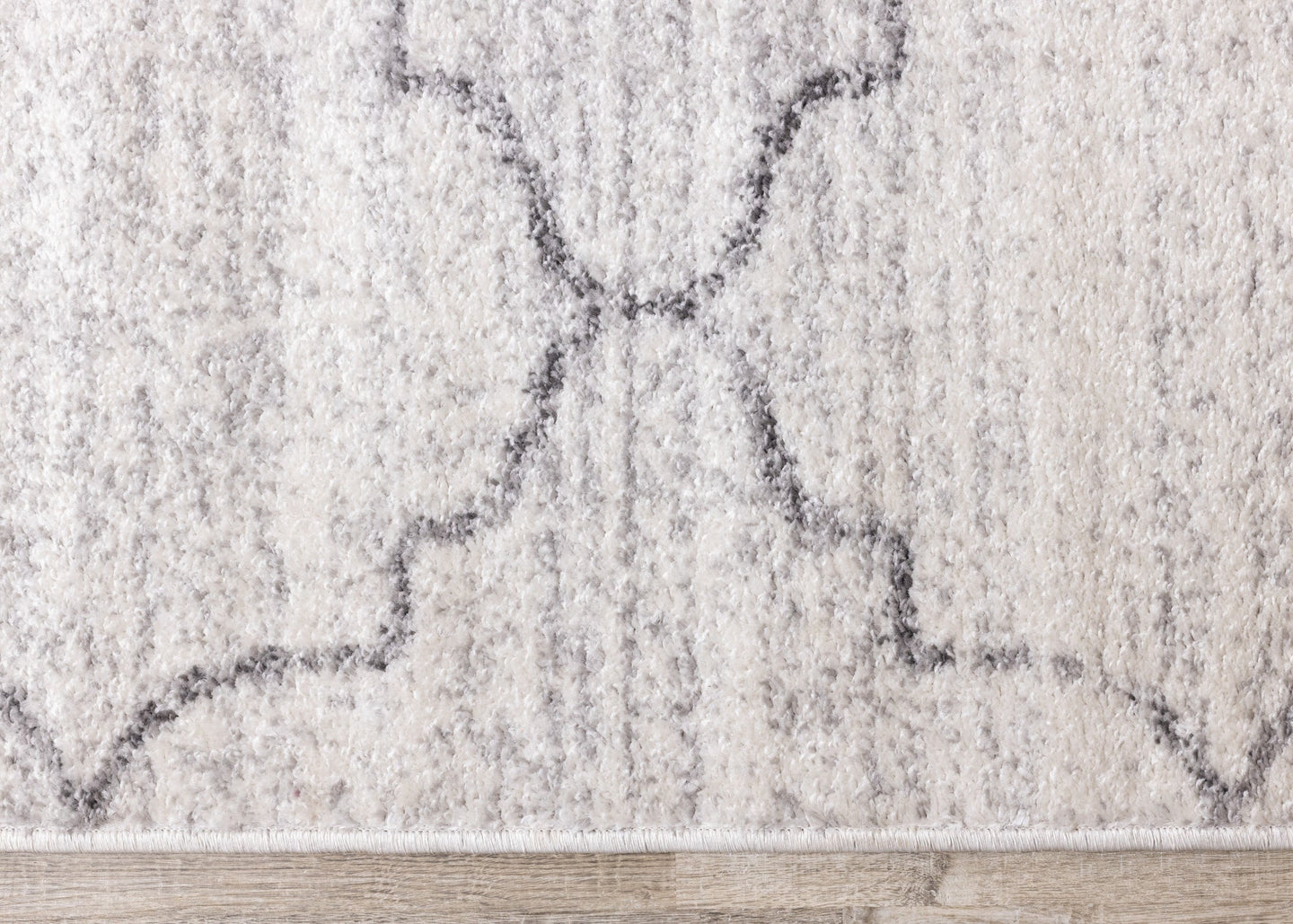 Focus Grey Ogee Rug - Furniture Depot