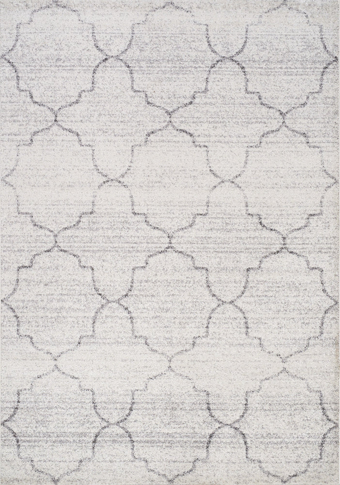 Focus Grey Ogee Rug - Furniture Depot