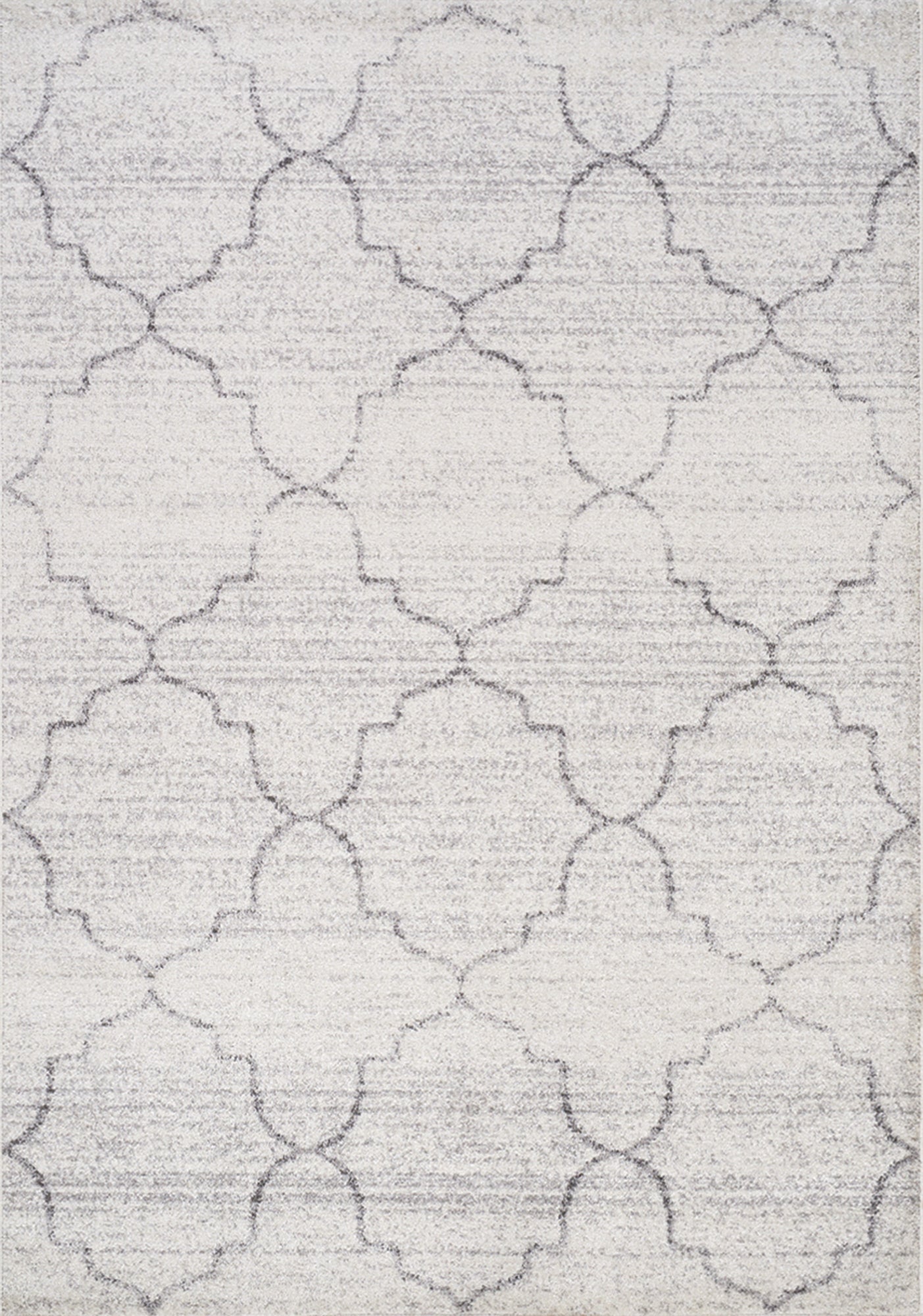 Focus Grey Ogee Rug - Furniture Depot